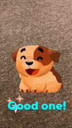 Laughing Puppy Good One GIF