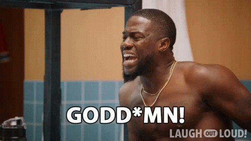Laughing Shirtless Man Saying Godd * Mn GIF