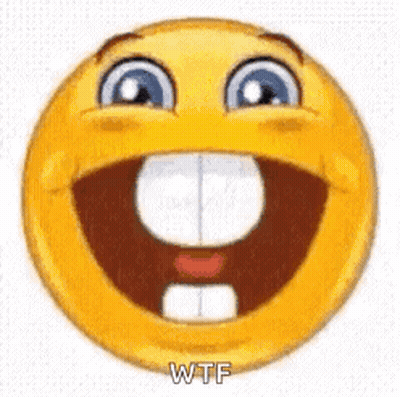 Laughing Smiley Face With Teeth GIF