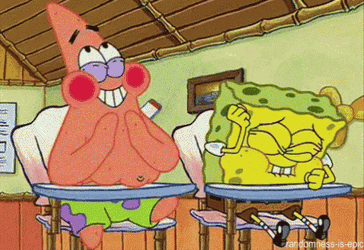 Laughing Spongebob GIF