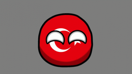 Laughing Turkey Countryballs GIF