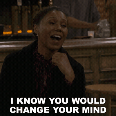 Laughing Woman I Know You'd Change Your Mind GIF
