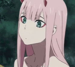 Laughing Zero Two   GIF