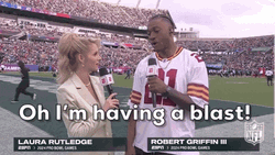 Laura Rutledge Conversation With Rg3 GIF