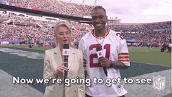 Laura Rutledge Interviewed Rg3 GIF