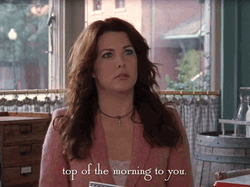 Lauren Graham Good Morning Meme GIF