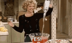 Laurie Forman Pouring Rum Happy Birthday Drinks  GIF