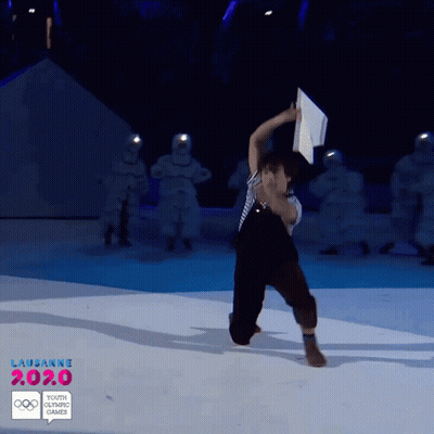 Lausanne 2020 Youth Olympic Games Dancing Person GIF