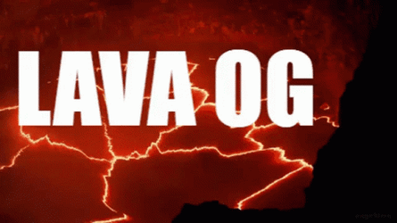Lava OG Glitch Text Animation GIF
