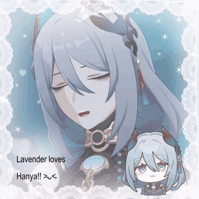 Lavender Loves Hanya GIF