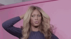 Laverne Cox Head Pat Myself On The Back GIF