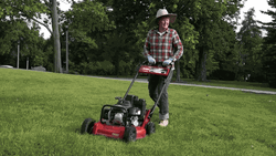 Lawn Mower Guy Happy Dancing GIF