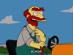 Lawn Mower The Simpsons Willie Shift Gears GIF