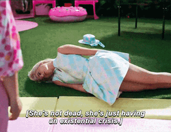 Lay Down Barbie Rolling On The Ground GIF