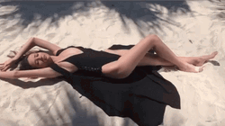 Lay Down On Sand GIF