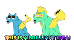 Lazor Wulf Good Thinking This Is Brilliant Idea GIF