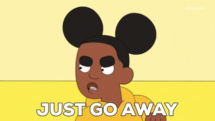 Lazor Wulf You Need To Leave Just Go Away GIF