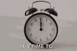 Lazy Dog Ticking Clock  GIF