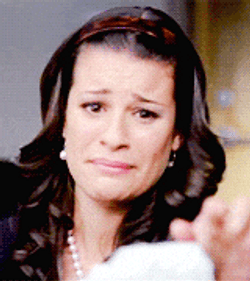 Lea Michele Grabbing Tissue Awww Shucks GIF