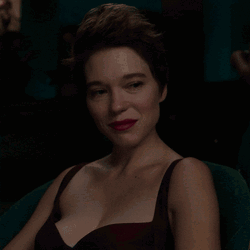 Léa Seydoux Chuckle GIF