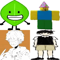 Leaf, Roblox Characters, Boy And Girl Sticker