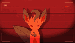 Leafeon Striking The Camera GIF