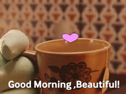 Leaning Fingers In The Cup Good Morning Honey GIF