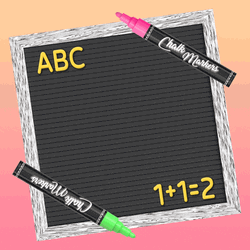 Learning To Read Text Design GIF