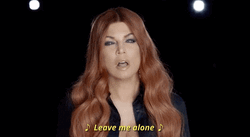 Leave Me Alone Fergie Black Eyed Peas GIF