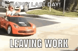 Leaving For Work On The Last Day GIF