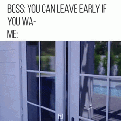 Leaving Work Early Fell Off GIF