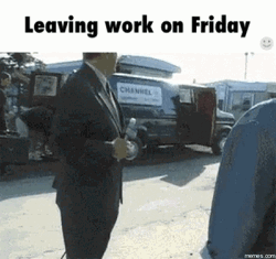 Leaving Work On Friday Drunk Driver GIF
