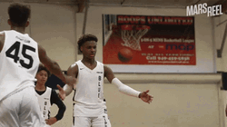 LeBron Bronny James Jr Hand Taps GIF