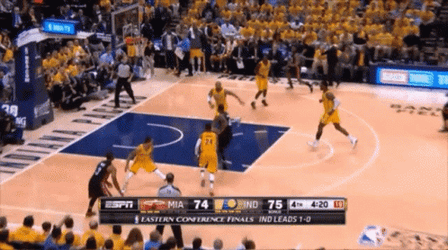 Lebron Flop Dunk GIF