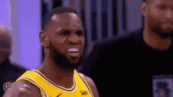 Lebron Flop Funny Face GIF