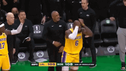 Lebron Flop Outrage GIF