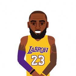 Lebron James Birthday Powder Blow GIF