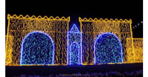 Led Outdoor Christmas Decorations Sticker GIF