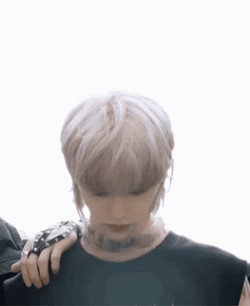 Lee Felix Mullet Hairstyle GIF