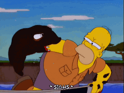 Leech On Homer's Arm GIF