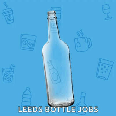 Leeds Bottle Jobs Ad With Bottle GIF