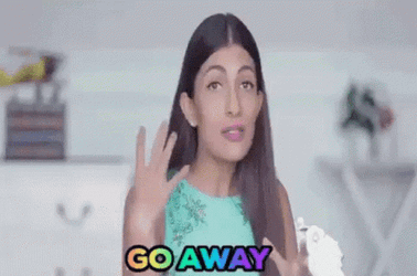 Leeza Mangaldes Go Away GIF