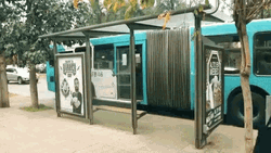 Left By The Bus Too Late Angry Woman GIF
