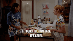 Left On Read Don't Text Him Back GIF