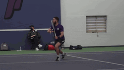 Lefty Guy Got Skill In Tennis GIF