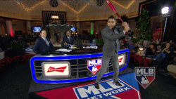 Lefty Guy Shows How To Bat Baseball GIF