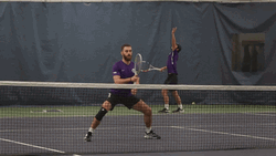 Lefty Tennis Guy Hitter GIF