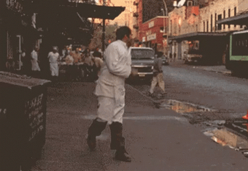 Leg Day Alien Edgar Walking GIF