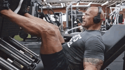 Leg Day Pull Ups Dwayne Johnson GIF