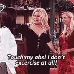 Legally Blonde Jennifer Coolidge Touch My Abs GIF